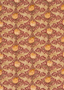 Tulip & Jasmine Red/Ochre by G P & J Baker Fabric