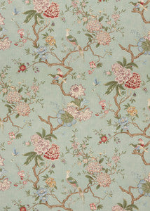 Oriental Bird Signature Eau De Nil by G P & J Baker Fabric