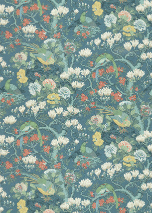 Rockbird Signature Teal by G P & J Baker Fabric
