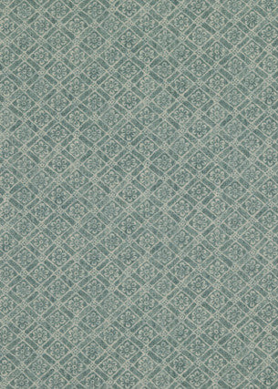 Moreton Trellis Teal by G P & J Baker Fabric
