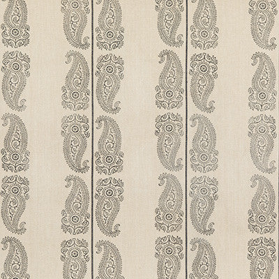 Cromer Paisley Charcoal by G P & J Baker Fabric