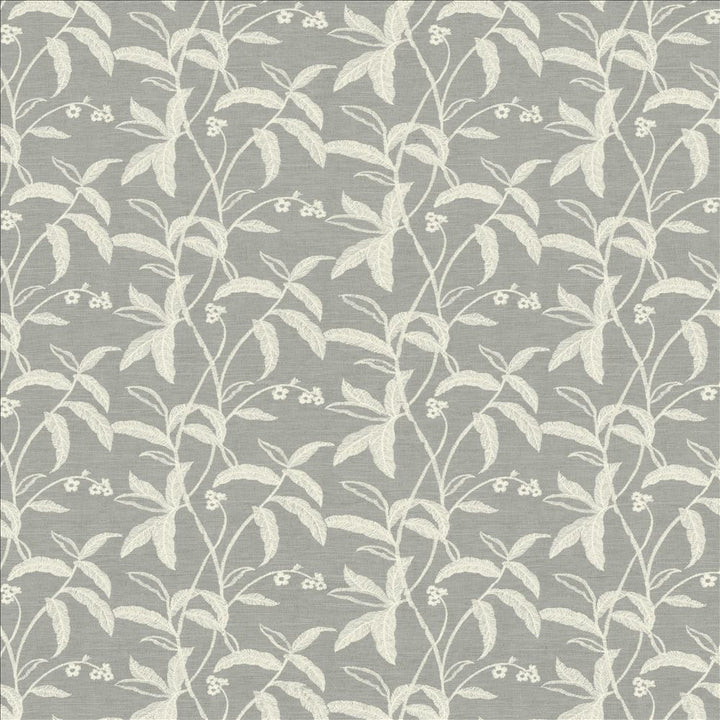 Braden Silver by Kasmir Fabric 5156 100% Polyester
 INDIA </p><p>Repeat: Horizontal: 17 2/8 inches and Vertical: 9 inches 52 - Fabric Carolina -