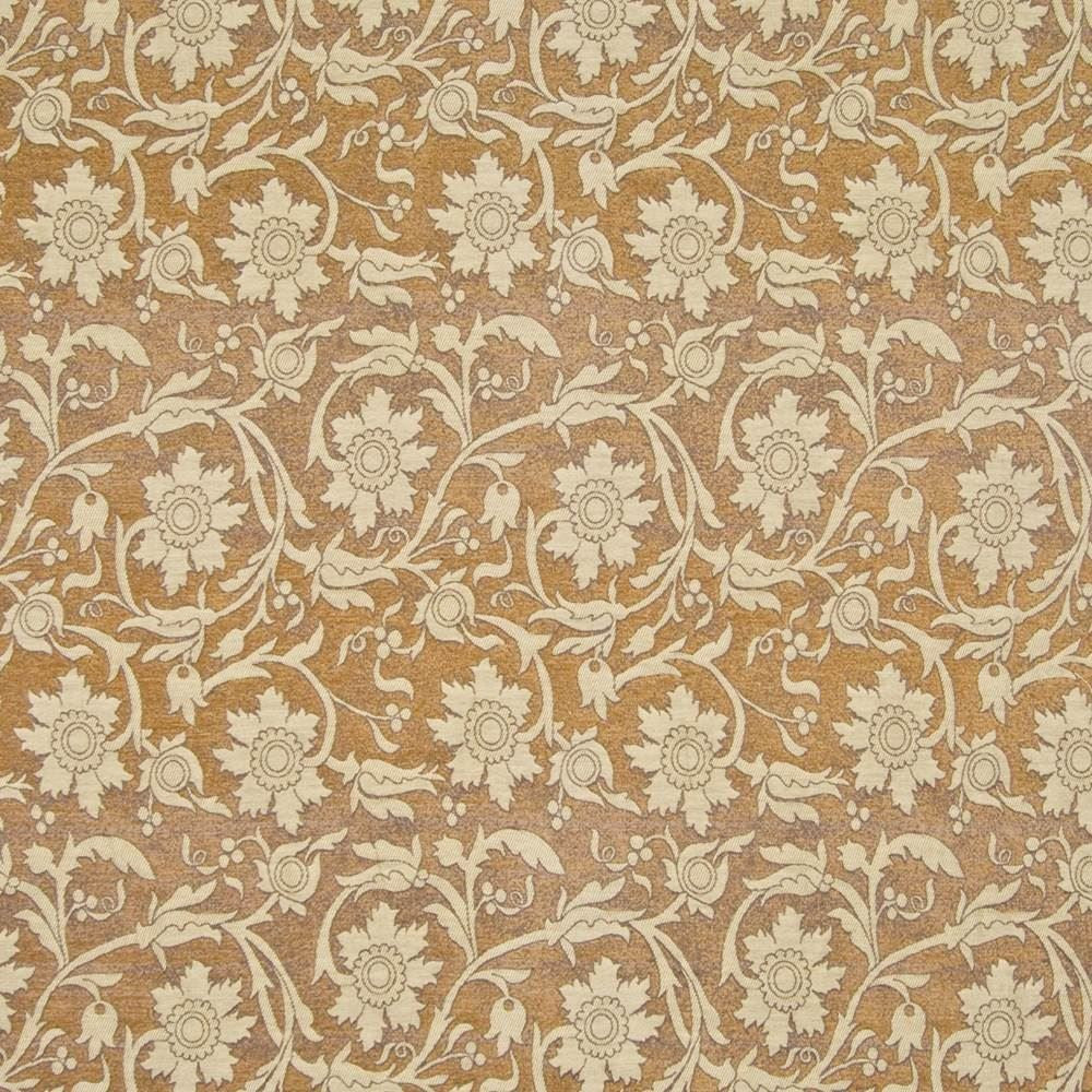Brandywine Old Gold by Kasmir Fabric 1370 100% Cotton
 USA 12,000 Wyzenbeek Double Rubs Horizontal: 13 4/8 inches and Vertical: 16 4/8 inches 54 - Fabric Carolina -
