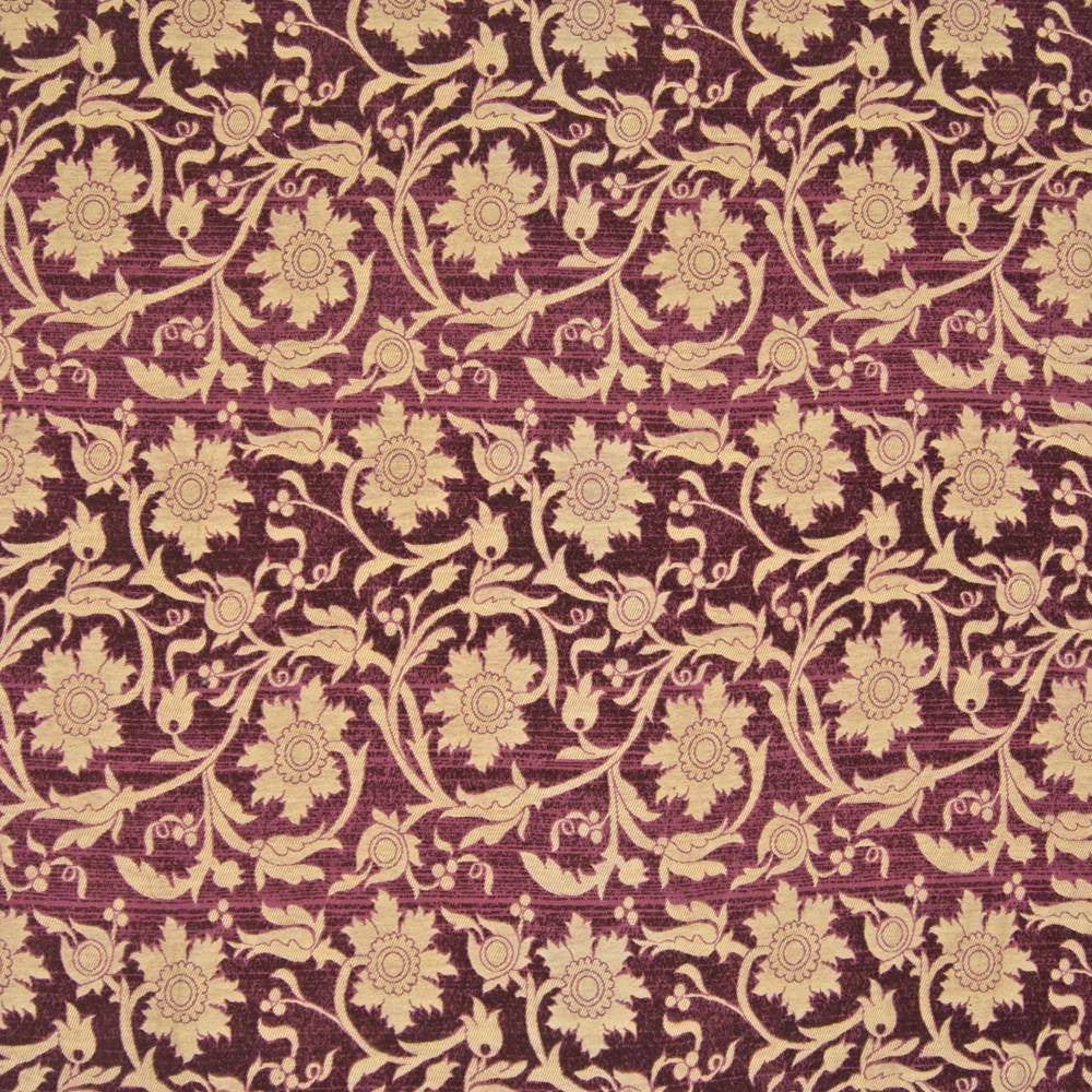 Brandywine Raspberry by Kasmir Fabric 1370 100% Cotton USA 12,000 Wyzenbeek Double Rubs H: 13 4/8 inches, V:16 4/8 inches 54 - Fabric Carolina - Kasmir