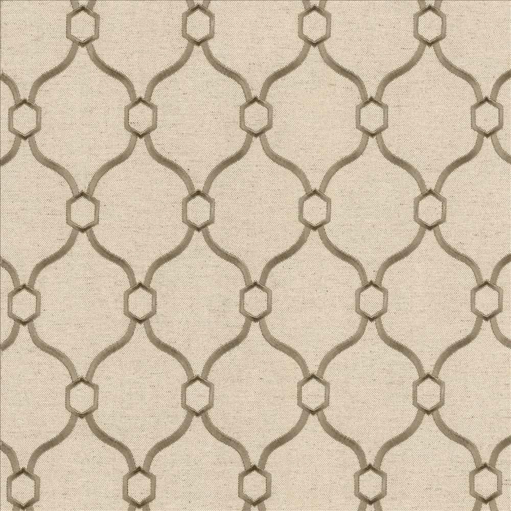Braxton Silver by Kasmir Fabric 5111 32% Viscose
30% Polyester
26% Linen
12% Rayon
 CHINA </p><p>Repeat: Horizontal: 3 6/8 inches and Vertical: 5 inches 54 - Fabric Carolina -