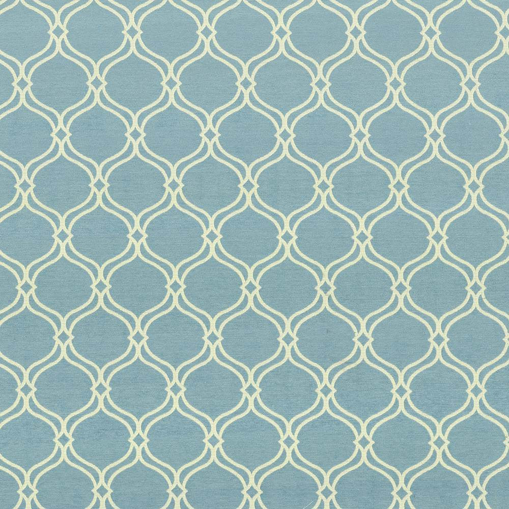 Breslin Aquamarine by Kasmir Fabric 5089 100% Polyester
 CHINA </p><p>Repeat: Horizontal: 5 inches and Vertical: 7 2/8 inches 58 - Fabric Carolina -
