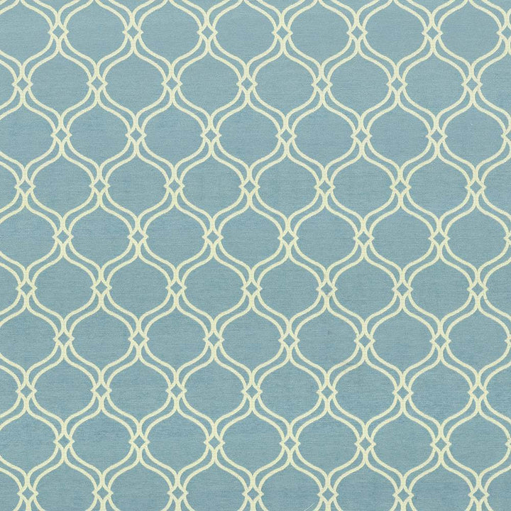 Breslin Aquamarine by Kasmir Fabric 5089 100% Polyester
 CHINA </p><p>Repeat: Horizontal: 5 inches and Vertical: 7 2/8 inches 58 - Fabric Carolina -