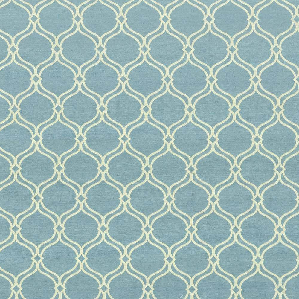 Breslin Aquamarine by Kasmir Fabric 5089 100% Polyester CHINA 35,000 Wyzenbeek Double Rubs H: 5 inches, V:7 2/8 inches 58 - Fabric Carolina - Kasmir