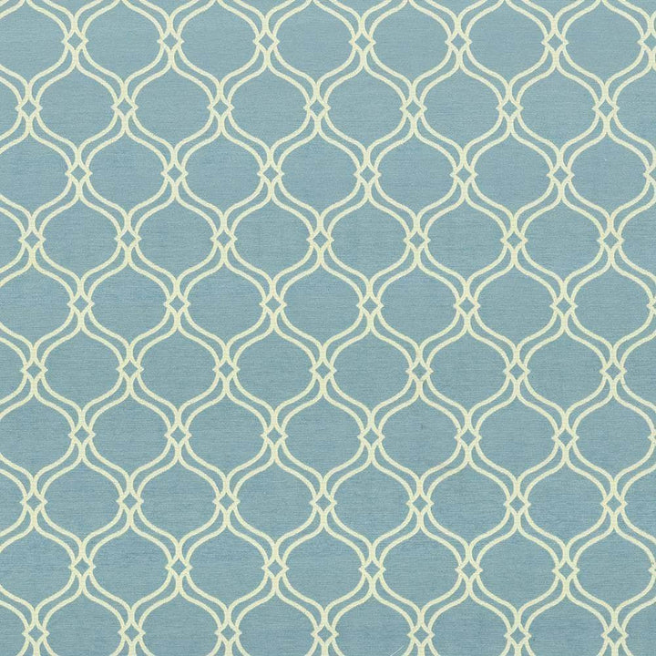Breslin Aquamarine by Kasmir Fabric 5089 100% Polyester CHINA 35,000 Wyzenbeek Double Rubs H: 5 inches, V:7 2/8 inches 58 - Fabric Carolina - Kasmir