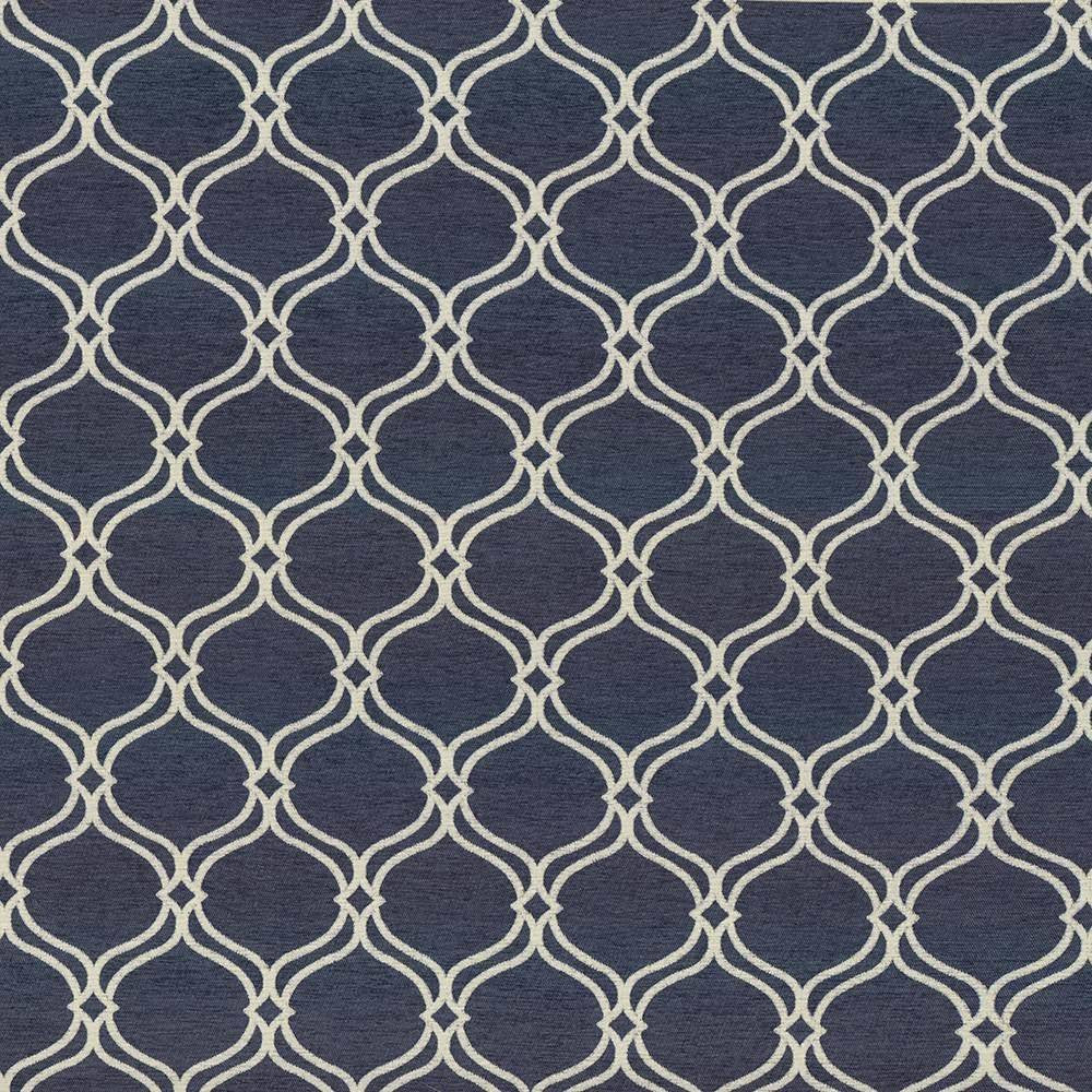 Breslin Mariner by Kasmir Fabric 5088 100% Polyester CHINA 35,000 Wyzenbeek Double Rubs H: 5 inches, V:7 2/8 inches 58 - Fabric Carolina - Kasmir
