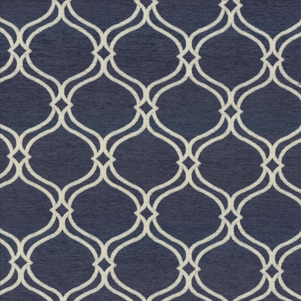 Breslin Mariner by Kasmir Fabric 5088 100% Polyester
 CHINA </p><p>Repeat: Horizontal: 5 inches and Vertical: 7 2/8 inches 58 - Fabric Carolina -