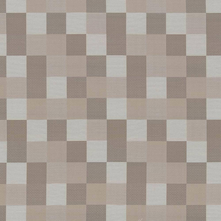 Brewster Check Driftwood by Kasmir Fabric 1437 100% Polyester TURKEY Not Tested H: 13 4/8 inches, V:14 7/8 inches 58 - Fabric Carolina - Kasmir