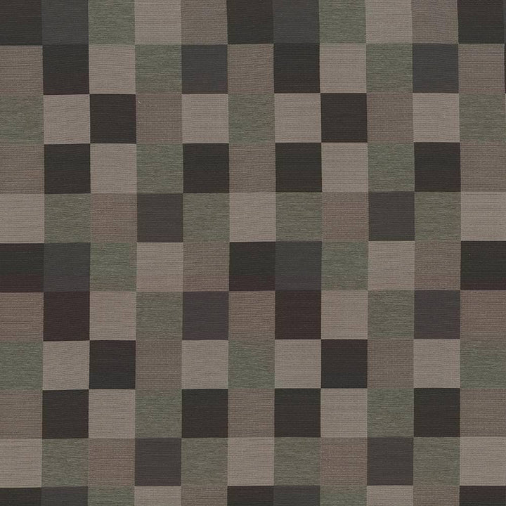 Brewster Check Peppermill by Kasmir Fabric 1438 100% Polyester TURKEY Not Tested H: 13 4/8 inches, V:14 7/8 inches 58 - Fabric Carolina - Kasmir