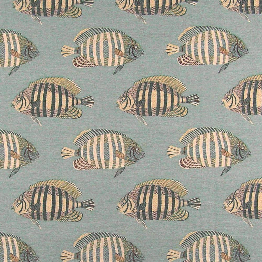 Briarglen Io Spa by Kasmir Fabric 1343 100% Polyester USA 27,000 Wyzenbeek Double Rubs H: 15 inches, V:13 4/8 inches 54 - Fabric Carolina - Kasmir