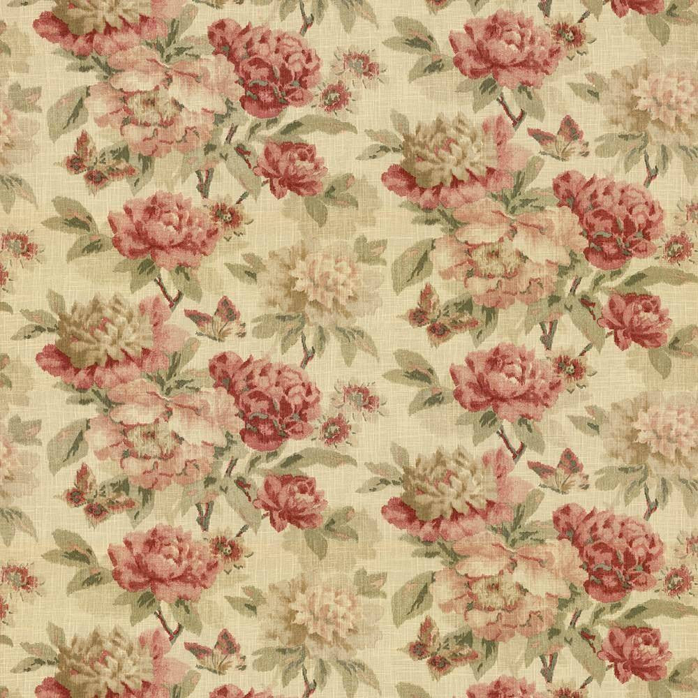 Briarhurst Antique Red by Kasmir Fabric 5064 55% Linen 45% Cotton CHINA 12,000 Wyzenbeek Double Rubs H: 54 inches, V:27 inches 54 - Fabric Carolina - Kasmir