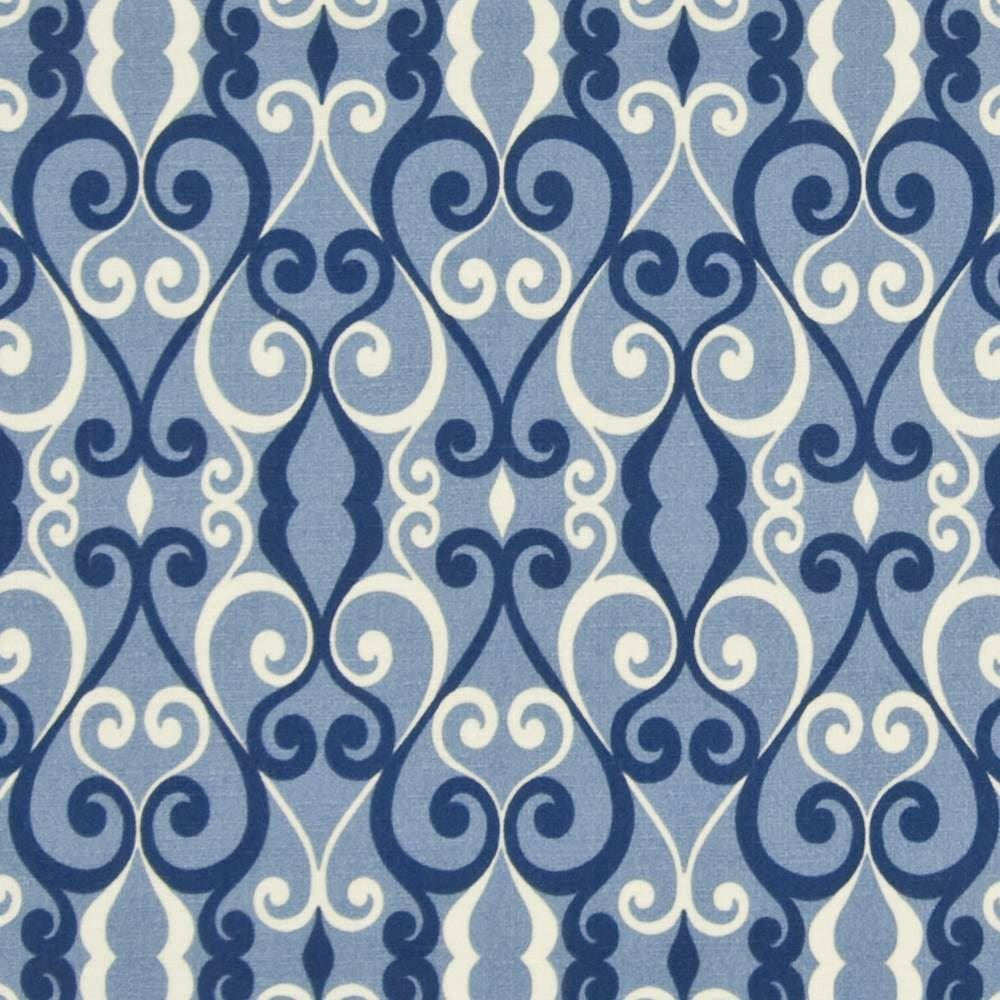 Briarley Atlantic by Kasmir Fabric 1391 100% Cotton PAKISTAN 15,000 Wyzenbeek Double Rubs Horizontal: 6 6/8 inches and Vertical: 18 inches 54 - 55 - Fabric Carolina -