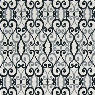 Briarley Onyx by Kasmir Fabric 1391 100% Cotton PAKISTAN 15,000 Wyzenbeek Double Rubs H: 6 6/8 inches, V: 18 inches 54 - 55 - Fabric Carolina - Kasmir