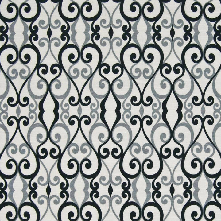 Briarley Onyx by Kasmir Fabric 1391 100% Cotton PAKISTAN 15,000 Wyzenbeek Double Rubs H: 6 6/8 inches, V:18 inches 54 - 55 - Fabric Carolina - Kasmir