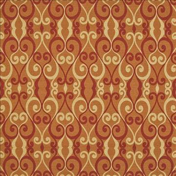 Briarley Persimmon by Kasmir Fabric 1391 100% Cotton PAKISTAN 15,000 Wyzenbeek Double Rubs H: 6 6/8 inches, V: 18 inches 54 - 55 - Fabric Carolina - Kasmir