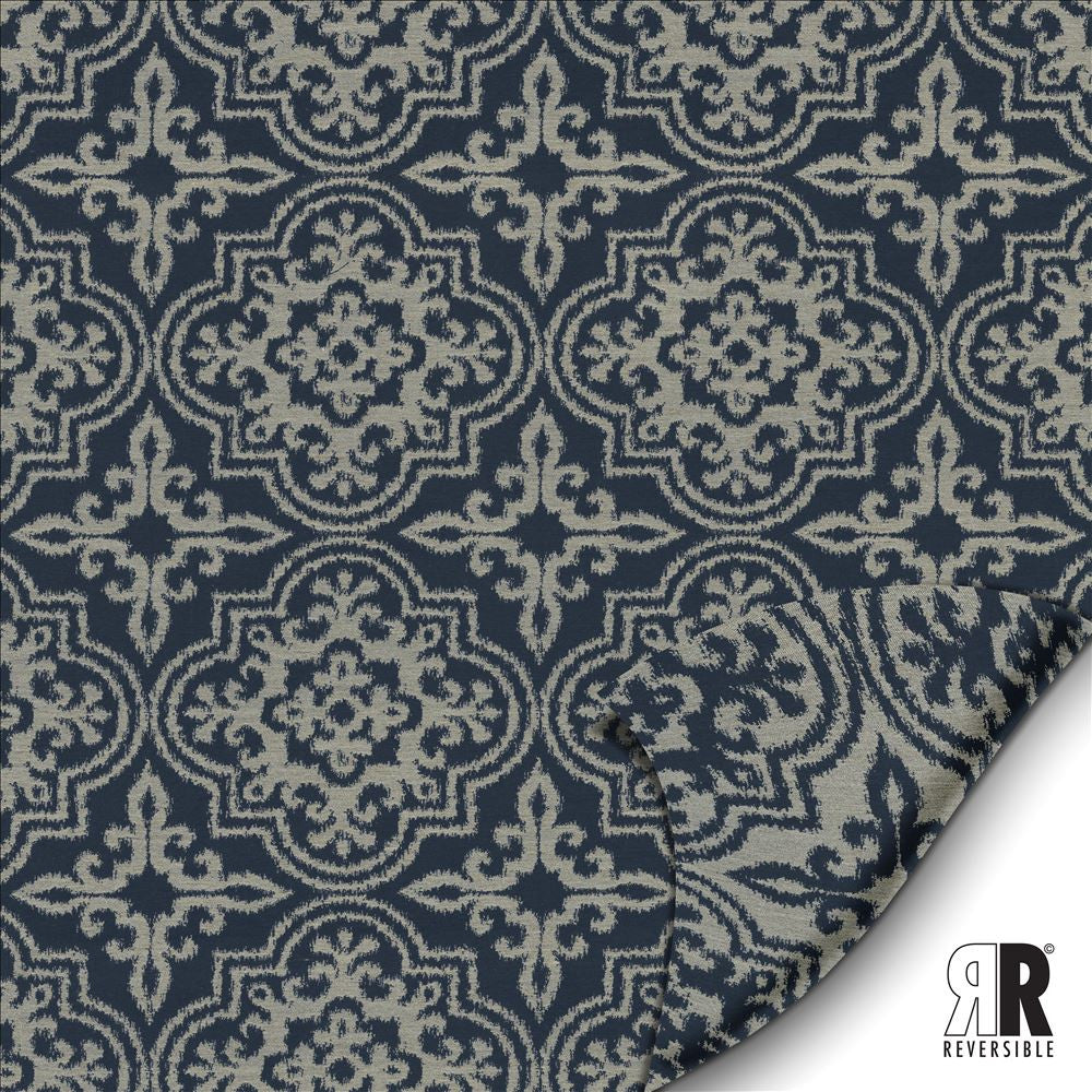Bridgeport Navy by Kasmir Fabric 1454 57% Polyester
36% Cotton
7% Linen
 USA </p><p>Repeat: Horizontal: 13 4/8 inches and Vertical: 13 3/8 inches 54 - Fabric Carolina -