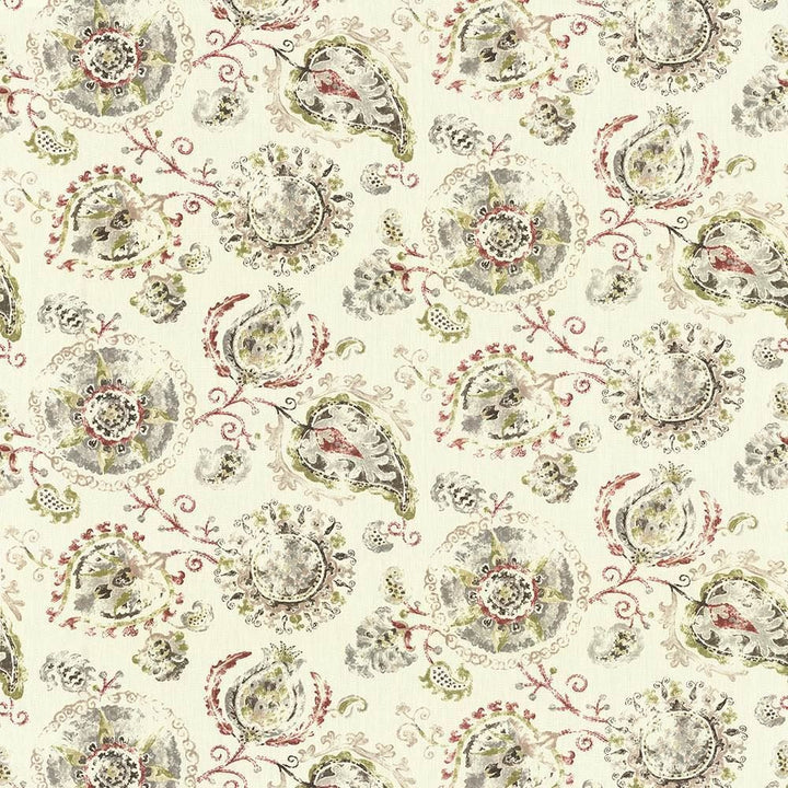 Brittingham Cherry Limeade by Kasmir Fabric 1435 100% Linen
 CHINA </p><p>Repeat: Horizontal: 54 inches and Vertical: 25 2/8 inches 54 - Fabric Carolina -