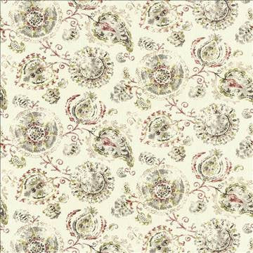 Brittingham Cherry Limeade by Kasmir Fabric 1435 100% Linen CHINA 48,000 Wyzenbeek Double Rubs H: 54 inches, V: 25 2/8 inches 54 - Fabric Carolina - Kasmir