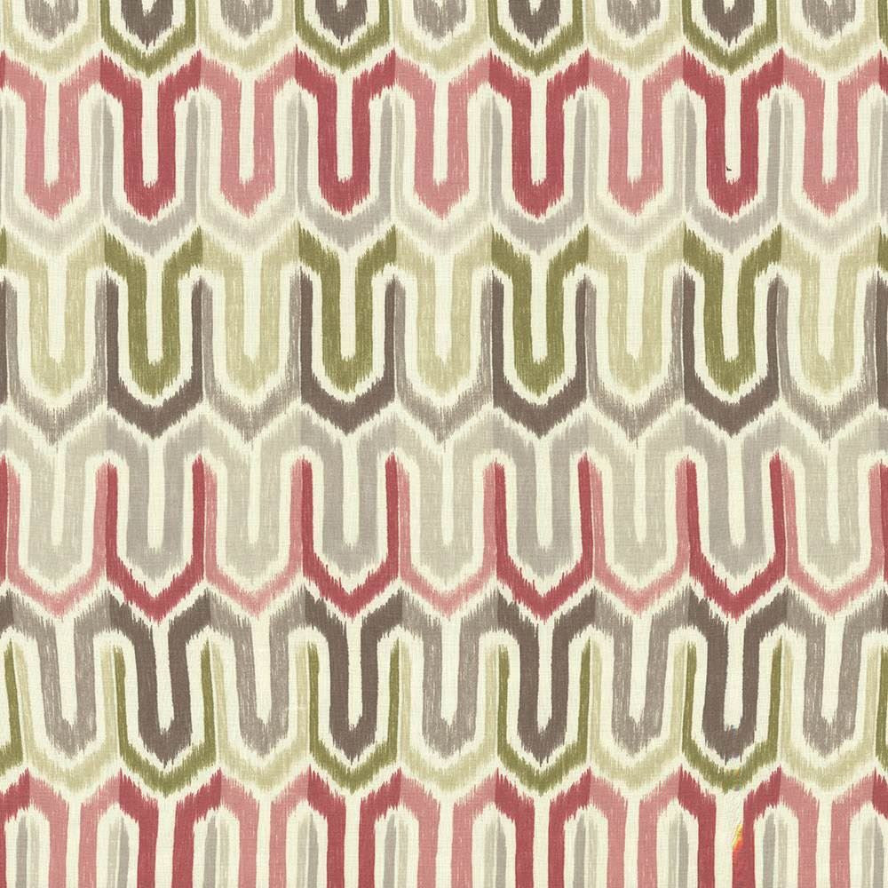 Brittingham Ikat Cherry Limeade  by Kasmir Fabric See sample 100% Linen
 CHINA 48,000 Wyzenbeek Double Rubs </p><p>Repeat: Horizontal: 6 6/8 inches and Vertical: 25 2/8 inches 54  - Fabric Carolina -