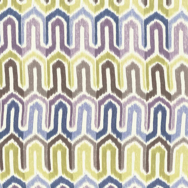 Brittingham Ikat Crocus by Kasmir Fabric 1435 100% Linen CHINA 48,000 Wyzenbeek Double Rubs H: 6 6/8 inches, V:25 2/8 inches 54 - Fabric Carolina - Kasmir