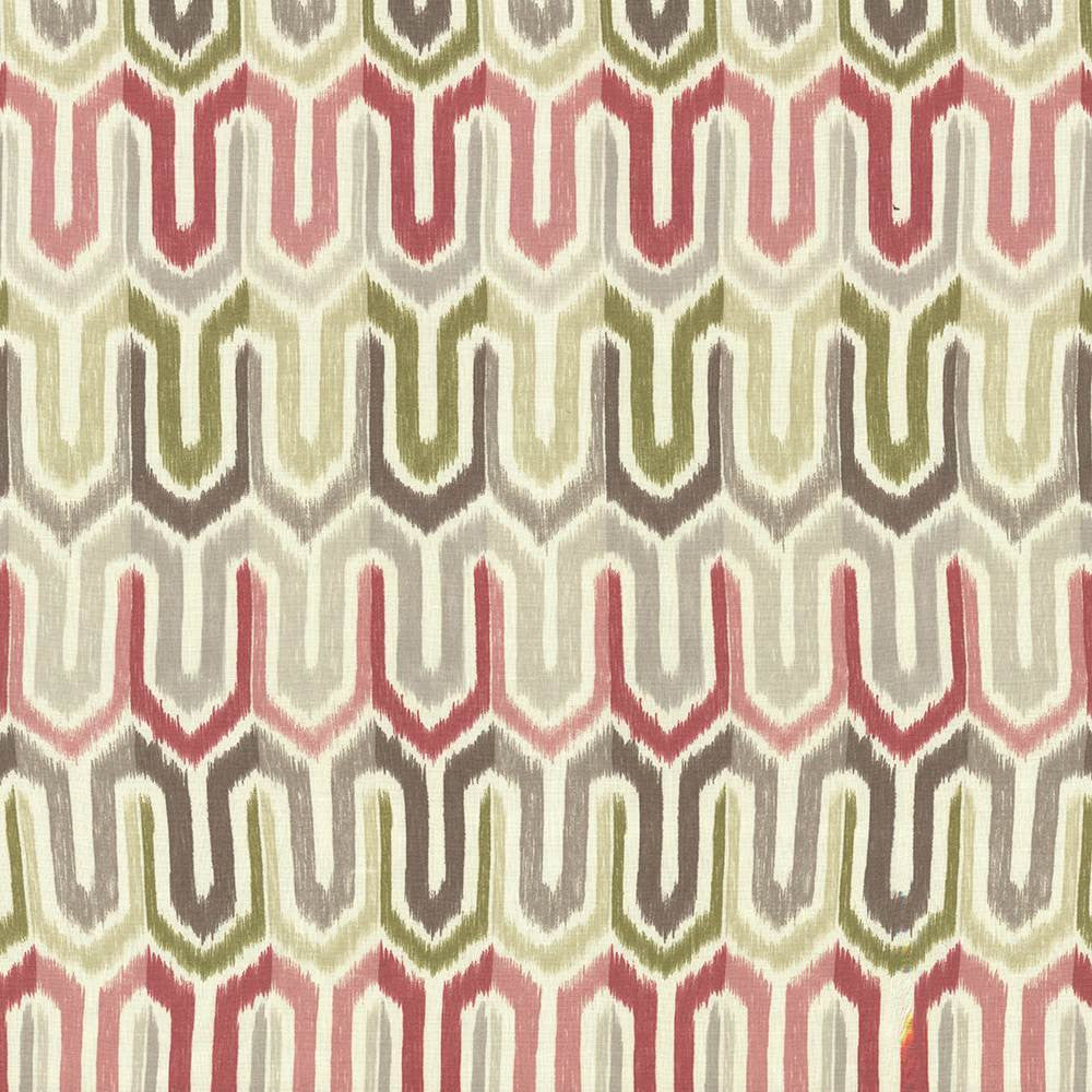 Brittingham Ikat Cherry Limeade by Kasmir Fabric 1435 100% Linen
 CHINA </p><p>Repeat: Horizontal: 6 6/8 inches and Vertical: 25 2/8 inches 54 - Fabric Carolina -