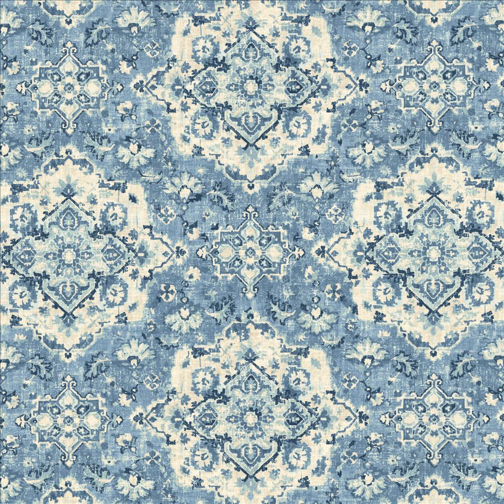 Broken Bow Bluebell by Kasmir Fabric 1472 75% Cotton
25% Linen
 SOUTH KOREA </p><p>Repeat: Horizontal: 27 2/8 inches and Vertical: 26 4/8 inches 56 - Fabric Carolina -