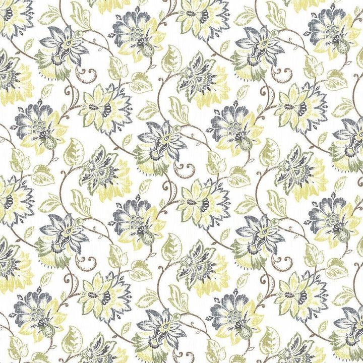 Brookmere Fern by Kasmir Fabric 5082 100% Cotton INDIA 3,000 Wyzenbeek Double Rubs H: 18 inches, V:18 2/8 inches 54 - Fabric Carolina - Kasmir