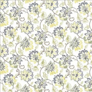 Brookmere Fern by Kasmir Fabric 5082 100% Cotton INDIA 3,000 Wyzenbeek Double Rubs H: 18 inches, V: 18 2/8 inches 54 - Fabric Carolina - Kasmir