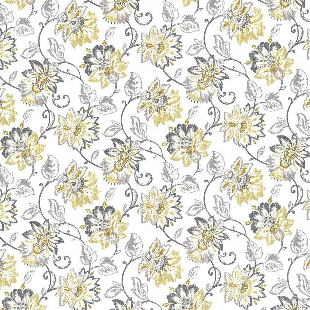 Brookmere Gold by Kasmir Fabric 5079 100% Cotton INDIA 3,000 Wyzenbeek Double Rubs H: 18 inches, V:18 2/8 inches 54 - Fabric Carolina - Kasmir