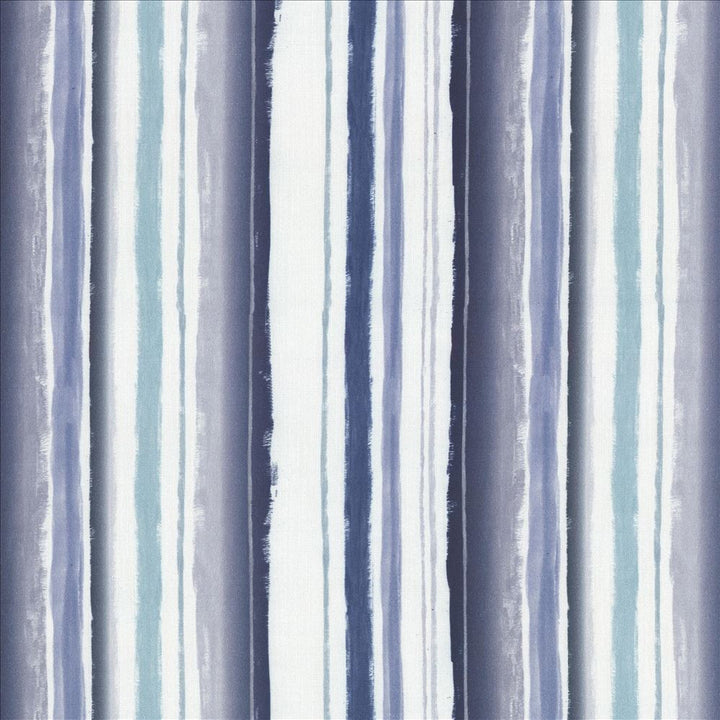 Brookmere Stripe Blue by Kasmir Fabric 5081 100% Cotton INDIA 3,000 Wyzenbeek Double Rubs Horizontal: 13 4/8 inches and Vertical: 0 Inches 54 - Fabric Carolina -