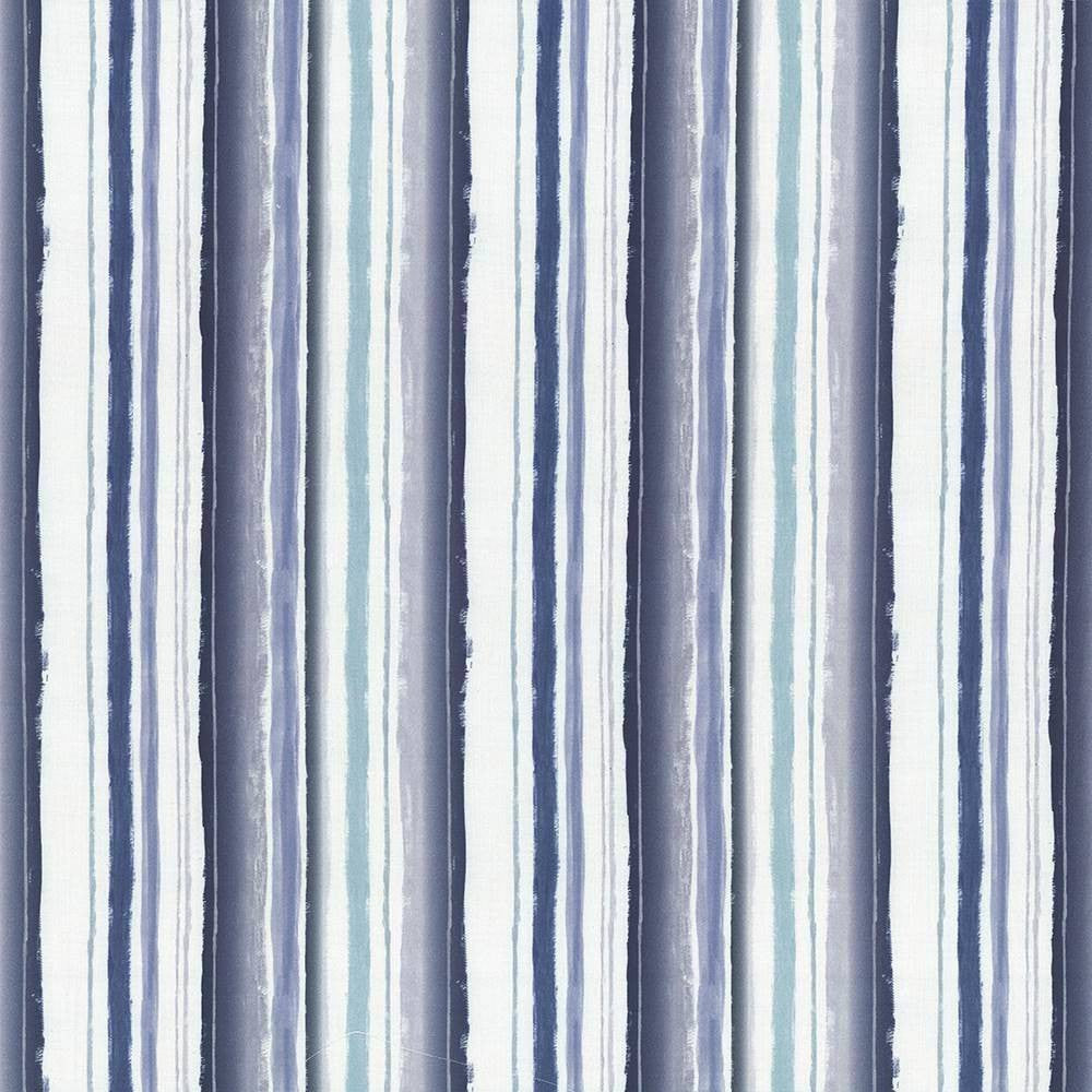 Brookmere Stripe Blue by Kasmir Fabric 5081 100% Cotton INDIA 3,000 Wyzenbeek Double Rubs H: 13 4/8 inches, V:N/A 54 - Fabric Carolina - Kasmir