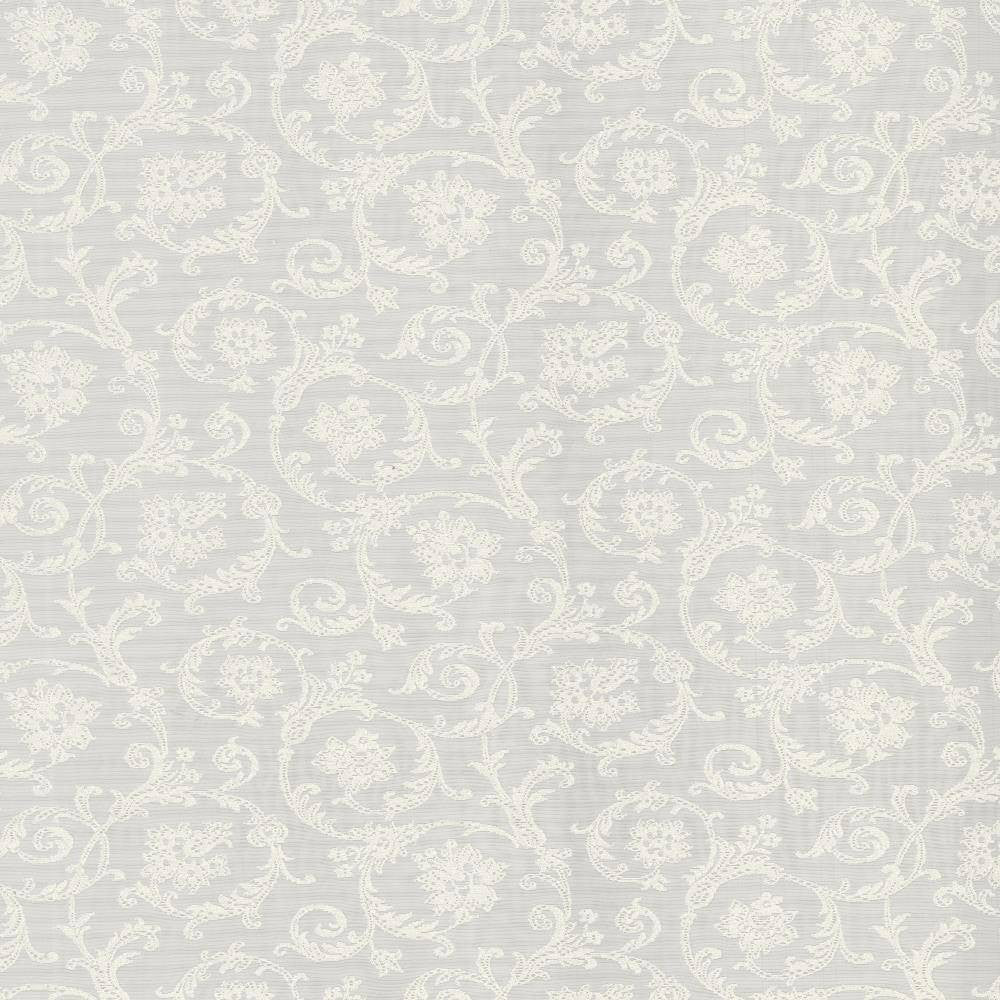 Buckinghamshire Ivory by Kasmir Fabric 1444 100% Polyester TURKEY H: 27 inches, V:11 6/8 inches 114 - 115 - Fabric Carolina - Kasmir