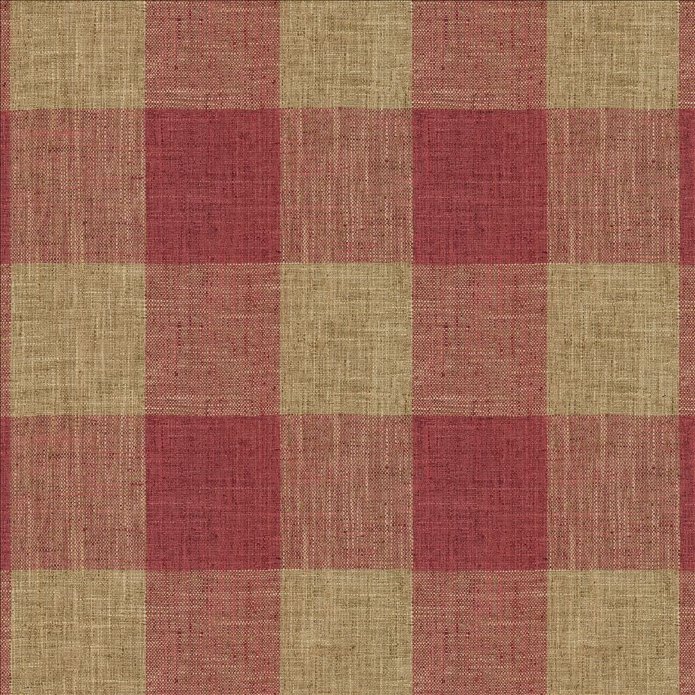 Buffalo Red Pepper by Kasmir Fabric 1452 100% Polyester
 INDIA </p><p>Repeat: Horizontal: 9 1/8 inches and Vertical: 10 2/8 inches 54 - Fabric Carolina -
