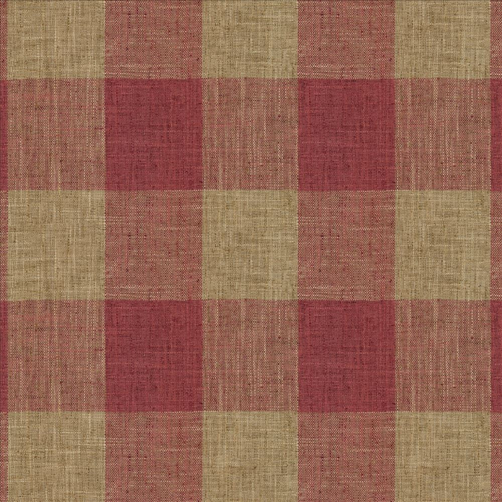 Buffalo Red Pepper  by Kasmir Fabric See sample 100% Polyester
 INDIA 51,000 Wyzenbeek Double Rubs </p><p>Repeat: Horizontal: 9 1/8 inches and Vertical: 10 2/8 inches 54  - Fabric Carolina -