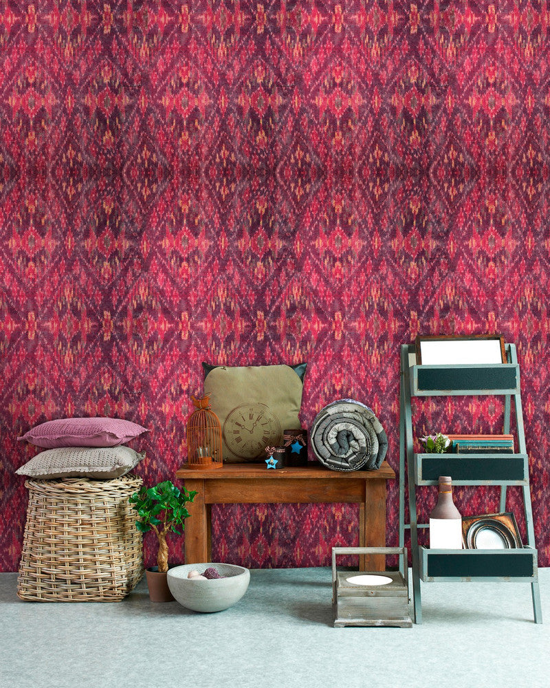 Bukhara Wallpaper by Mind the Gap Designer Wallpaper THE WALLPAPER COLLECTABLES Textured Matte Made in Europe Paste the wall 3 rolls x 20.5 x 3.25 yards - Swanky Fabrics -