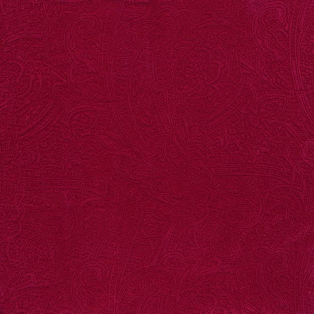 Bungalow Paisley Claret by Kasmir Fabric 1411 100% Polyester
 KOREA </p><p>Repeat: Horizontal: 4 4/8 inches and Vertical: 6 6/8 inches 54 - 56 - Fabric Carolina -