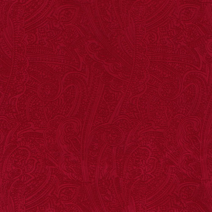 Bungalow Paisley Firethorn by Kasmir Fabric 1411 100% Polyester
 KOREA 30,000 Wyzenbeek Double Rubs </p><p>Repeat: Horizontal: 4 4/8 inches and Vertical: 6 6/8 inches 54 - Fabric Carolina -