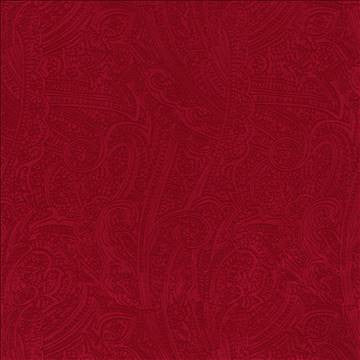 Bungalow Paisley Firethorn by Kasmir Fabric 1411 100% Polyester KOREA 30,000 Wyzenbeek Double Rubs H: 4 4/8 inches, V: 6 6/8 inches 54 - 56 - Fabric Carolina - Kasmir