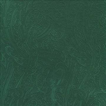 Bungalow Paisley Malachite by Kasmir Fabric 1411 100% Polyester KOREA 30,000 Wyzenbeek Double Rubs H: 4 4/8 inches, V: 6 6/8 inches 54 - 56 - Fabric Carolina - Kasmir