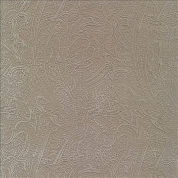 Bungalow Paisley Pewter by Kasmir Fabric 1411 100% Polyester KOREA 30,000 Wyzenbeek Double Rubs H: 4 4/8 inches, V: 6 6/8 inches 54 - 56 - Fabric Carolina - Kasmir