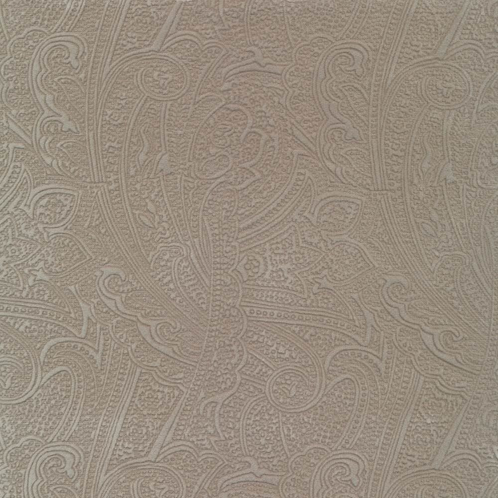 Bungalow Paisley Pewter by Kasmir Fabric 1411 100% Polyester
 KOREA 30,000 Wyzenbeek Double Rubs </p><p>Repeat: Horizontal: 4 4/8 inches and Vertical: 6 6/8 inches 54 - Fabric Carolina -