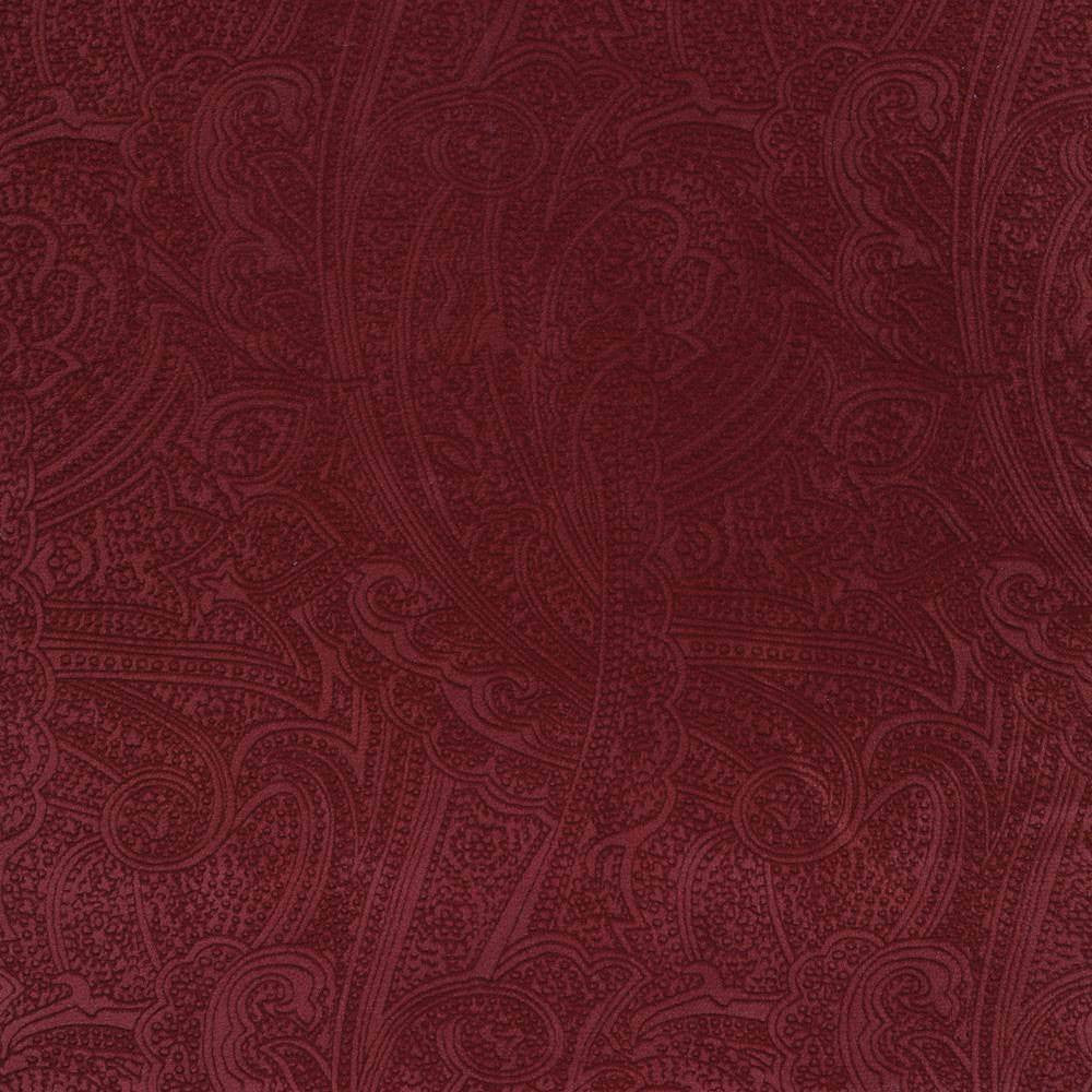 Bungalow Paisley Port by Kasmir Fabric 1411 100% Polyester KOREA 30,000 Wyzenbeek Double Rubs H: 4 4/8 inches, V:6 6/8 inches 54 - 56 - Fabric Carolina - Kasmir