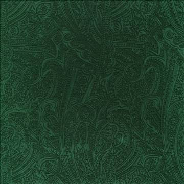 Bungalow Paisley Spruce by Kasmir Fabric 1411 100% Polyester KOREA 30,000 Wyzenbeek Double Rubs H: 4 4/8 inches, V: 6 6/8 inches 54 - 56 - Fabric Carolina - Kasmir