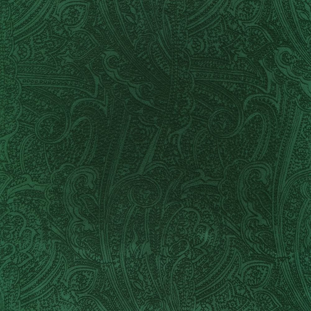 Bungalow Paisley Spruce by Kasmir Fabric 1411 100% Polyester
 KOREA </p><p>Repeat: Horizontal: 4 4/8 inches and Vertical: 6 6/8 inches 54 - 56 - Fabric Carolina -