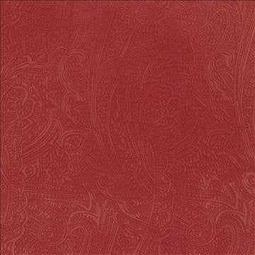 Bungalow Paisley Terracotta by Kasmir Fabric 1411 100% Polyester KOREA 30,000 Wyzenbeek Double Rubs H: 4 4/8 inches, V: 6 6/8 inches 54 - 56 - Fabric Carolina - Kasmir