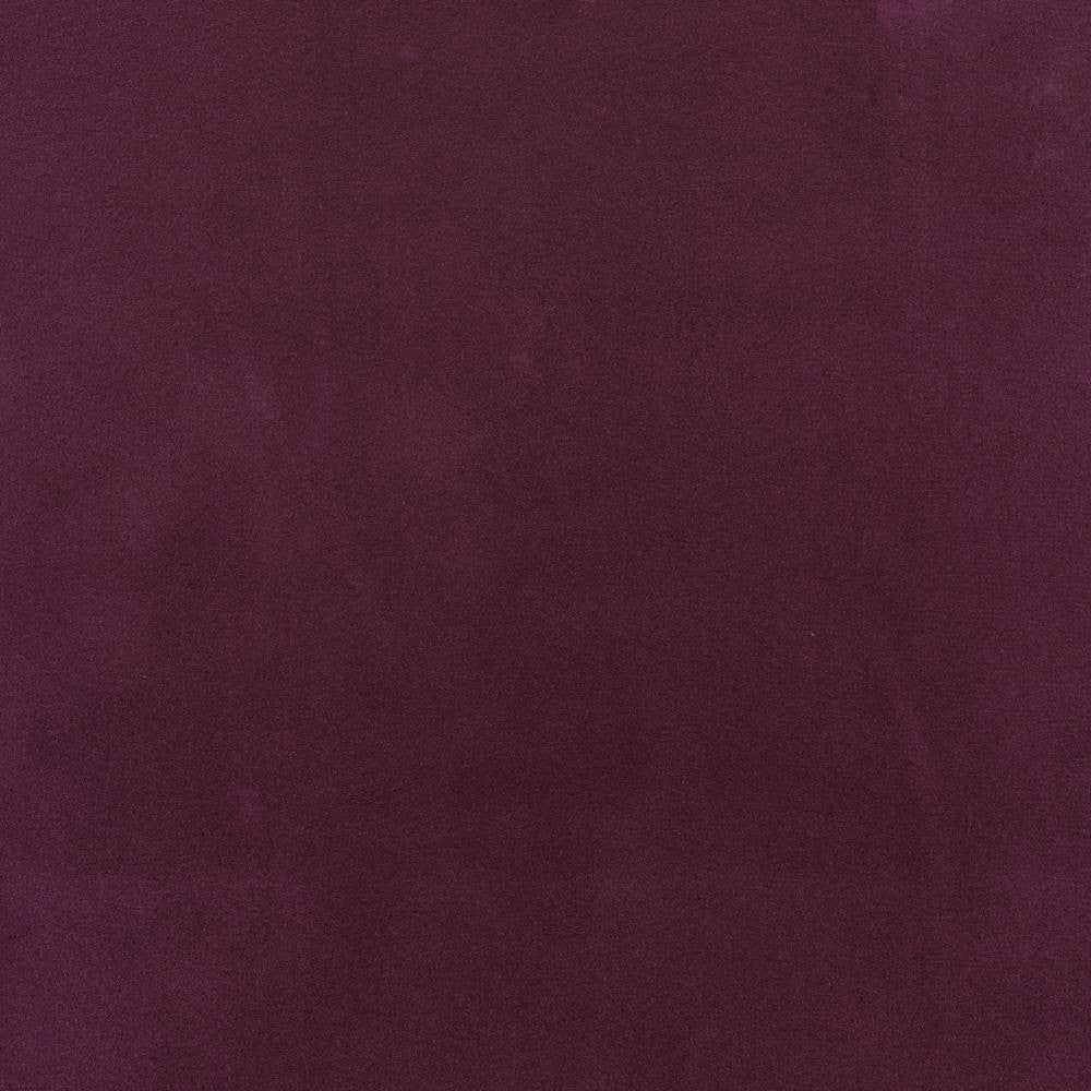 Bungalow Velvet Aubergine by Kasmir Fabric 1411 100% Polyester KOREA 30,000 Wyzenbeek Double Rubs H: N/A, V:N/A 56 - 58 - Fabric Carolina - Kasmir